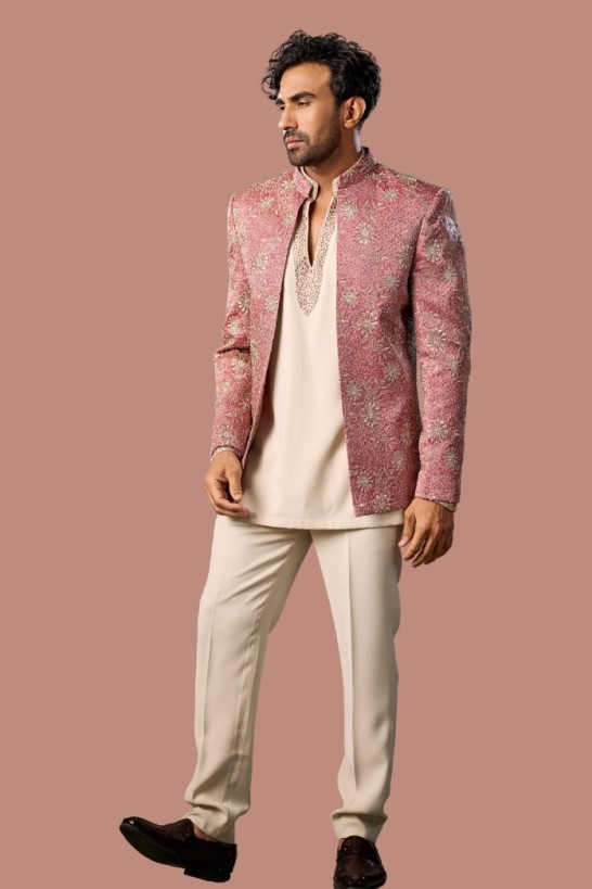 BLUSH PINK  JODHPURI 